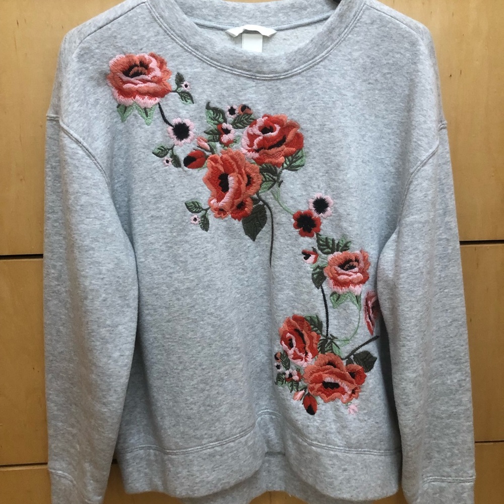 H&M Floral Sweater